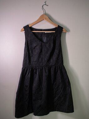 Ricki's Black Jaquard-Style Sleeveless Dress